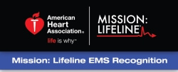 Campbell County Health's Emergency Medical Services department earned the 2016 American Heart Association’s Mission: Lifeline® EMS Bronze Level Recognition Award for implementing improved measures for treating patients who experience severe heart attacks. 